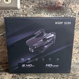 NWT Drone SMS UNMANNED AERIAL 2.4GHz HD Lens Dual Camera NEW IN BOX